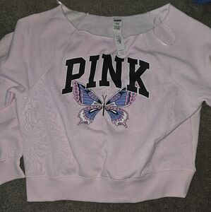 Pink Graphic Sweatshirt